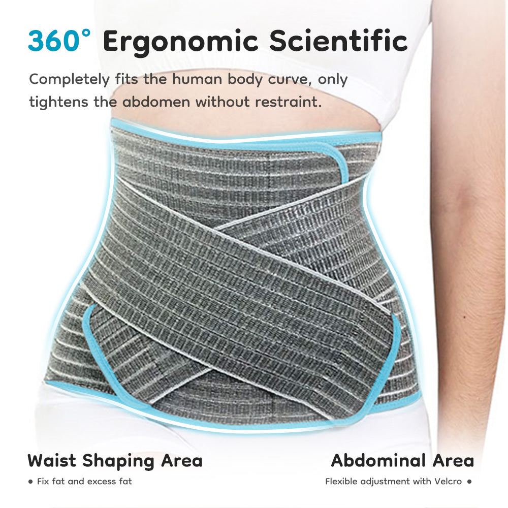 Faixa abdominal de fibra de carvão de bambu - SFD03